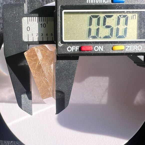 Golden Rutilated Quartz Crystal‎ Freeform - Picture 10 of 16